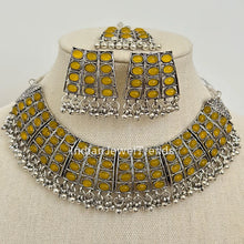 Handcrafted Oxidized Necklace/Oxidized Indian Jewelry/Boho Jewelry Necklace/Afghan Choker/Afghani jewelry/gypsy necklace