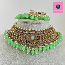 Mint Antique Polki Kundan Choker Necklace, Kundan Choker, Indian jewelry, Pakistani necklace, Punjabi , bridal,Indian wedding