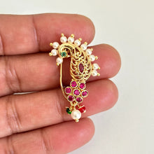Restocked Nose Ring /marathi nose ring/ priyanka chopra Nath /CLIP ON Non Pierced Indian Nose Ring/ Indian Bridal Jewelry/ Nathini/nose ring
