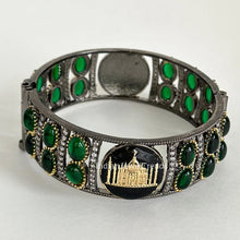 Designer Single CZ Stone openable bracelet bangle, one size fit to 2.6/2.8 Stones bangles/Indian bangles/wedding jewelry/Sabyasachi