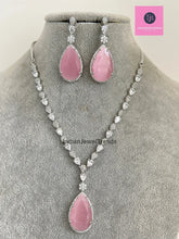 Sara Ali Khan inspired CZ Diamond necklace/CZ Stones Necklace Set/Elegant/Unique Jewelry/Indian/Pakistani/Bollywood/Indian Wedding/Bridal