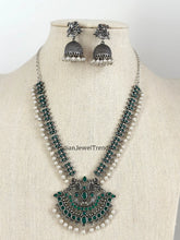 Restocked Handcrafted Oxidized Long Necklace/Oxidized Indian Jewelry/Boho Jewelry Necklace/Afghan Choker/Afghani jewelry/gypsy necklace