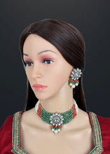 Premium quality Dual Tone silver foiled Kundan necklace/Traditional/Ethnic/Kundan Jewelry/Multi color Kundan Choker/Indian Bridal/wedding
