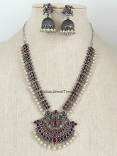 Restocked Handcrafted Oxidized Long Necklace/Oxidized Indian Jewelry/Boho Jewelry Necklace/Afghan Choker/Afghani jewelry/gypsy necklace