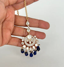 Fine Kundan silver foil kundan Maang tikka/Indian Jewelry/ Indian Wedding Jewelry/ Pakistani/ Jhoomer/ Matha patti/ Indian forehead jewelry