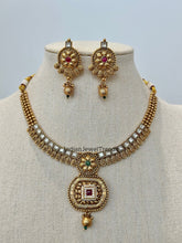 Rubygreen Gold Necklace South Indian Jewelry Temple Jewelry Guttapusalu Necklace Wedding necklace Rajwadi Necklace