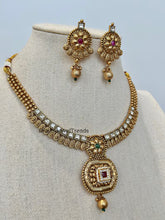 Rubygreen Gold Necklace South Indian Jewelry Temple Jewelry Guttapusalu Necklace Wedding necklace Rajwadi Necklace