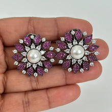 Victorian Finish AD stud earrings/Indian Jewelry/Pakistani Jewelry/Big studs/Bollywood Jewelry/CZ Studs/Sabyasachi Jewelry/gift for her