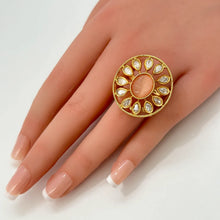 Fine Kundan Ring/Statement Ring/Adjustable Ring/Indian Ring/ Pakistani Jewelry/Indian Jewelry/Bollywood Jewelry/Indian Wedding jewelry