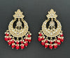 Kundan Long Earrings/Indian Earrings/pearl Earrings/Pakistani Earrings/Statement Earrings/Long chandelier/bridal earrings/Indian wedding