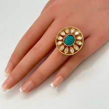 Fine Kundan Ring/Statement Ring/Adjustable Ring/Indian Ring/ Pakistani Jewelry/Indian Jewelry/Bollywood Jewelry/Indian Wedding jewelry