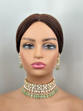 Mint Bridal Tyaani inspired premium Kundan choker, Bridal Kundan necklace, statement necklace, Indian wedding, Bridal Jewelry, Pakistani