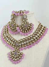 Lavender Kundan Necklace Set/ Kundan Choker/ Bollywood Jewelry/ Indian jewelry/ Pakistani necklace/ punjabi/bridal necklace/indian wedding
