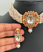 Pink Victorian Kundan Choker/Kundan Necklace/Traditional Ethnic/Kundan Jewelry/Bollywood/Pakistani/Punjabi/Indian Bridal/Indian wedding