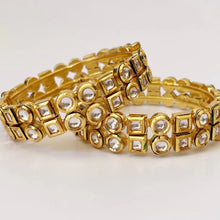 Gold plated Kundan openable Kada Bangles/Indian Kada/Wedding Jewelry/Pakistani Kada Bangles/Punjabi Jewelry/Indian Wedding/1 pc