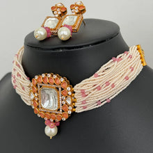 Pink Victorian Kundan Choker/Kundan Necklace/Traditional Ethnic/Kundan Jewelry/Bollywood/Pakistani/Punjabi/Indian Bridal/Indian wedding