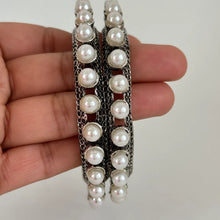 Oxidized Silver Bangles(2 Pc)/German Silver/Black Metal/Boho/Tribal/Indian Jewelry/Pakistani Jewelry/Oxidized Bangles