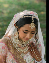 Pearl Kundan Necklace set/Indian Jewelry/Pakistani necklace/indian wedding set/Bridal necklace set/bollywood jewelry/punjabi jewelry