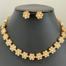 Premium quality gold-plated silver foiled Delicate Kundan Choker necklace/Traditional/Ethnic/Kundan Jewelry/ Kundan Choker/Indian Bridal