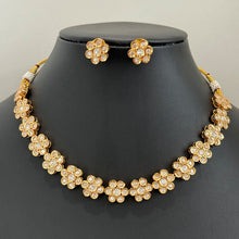 Premium quality gold-plated silver foiled Delicate Kundan Choker necklace/Traditional/Ethnic/Kundan Jewelry/ Kundan Choker/Indian Bridal