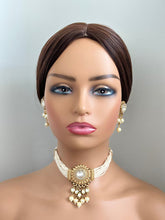 Gold Polki Kundan necklace/South Indian Jewelry/Temple Jewelry/Gold Choker/Wedding necklace/Bridal necklace/Indian necklace