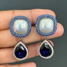 CZ Nano Diamond earrings Indian cz earrings American diamond studs Pakistani Jewelry AD earrings Cocktail earrings Gift for her
