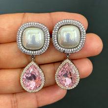 CZ Nano Diamond earrings Indian cz earrings American diamond studs Pakistani Jewelry AD earrings Cocktail earrings Gift for her
