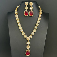 Ruby Gold Victorian Sabyasachi inspired uncut polki Kundan Pendant Necklace,Indian Bridal Jewelry,Bollywood Sabyasachi Necklace