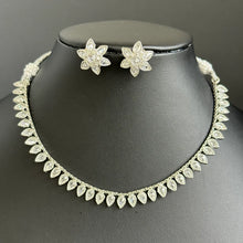 Silver Polki Kundan necklace/South Indian Jewelry/Delicate Necklace/Guttapusalu Necklace/Wedding necklace/Bridal necklace/Indian necklace