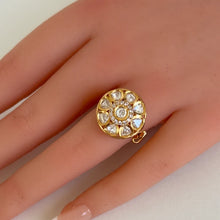 Fine Kundan Ring/Statement Ring/Adjustable Ring/Indian Ring/ Pakistani Jewelry/Indian Jewelry/Bollywood Jewelry/Indian Wedding jewelry