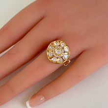 Fine Kundan Ring/Statement Ring/Adjustable Ring/Indian Ring/ Pakistani Jewelry/Indian Jewelry/Bollywood Jewelry/Indian Wedding jewelry