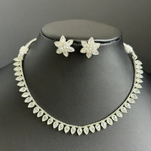 Silver Polki Kundan necklace/South Indian Jewelry/Delicate Necklace/Guttapusalu Necklace/Wedding necklace/Bridal necklace/Indian necklace