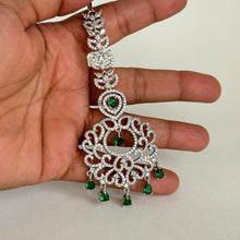 Cz diamond Maang tikka/ Kundan Tikka/ Indian Jewelry/ Indian Wedding Jewelry/ Pakistani Jewelry/ Jhoomer/ Matha patti/ forehead jewelry
