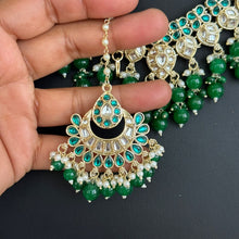 Green Kundan Necklace/ Kundan Choker/ Bollywood Jewelry/ Indian jewelry/ Pakistani necklace/ punjabi necklace/bridal necklace/indian wedding
