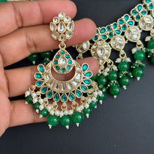 Green Kundan Necklace/ Kundan Choker/ Bollywood Jewelry/ Indian jewelry/ Pakistani necklace/ punjabi necklace/bridal necklace/indian wedding