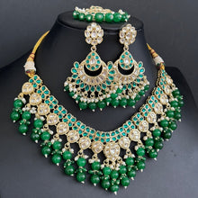 Green Kundan Necklace/ Kundan Choker/ Bollywood Jewelry/ Indian jewelry/ Pakistani necklace/ punjabi necklace/bridal necklace/indian wedding