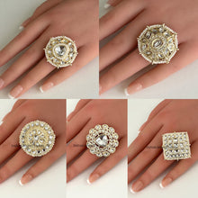 Kundan Ring/ Ring/Adjustable Ring/ Indian Ring/ Pakistani Jewelry/ Indian Jewelry/ Bollywood Jewelry/ Indian Wedding jewelry