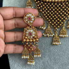 Ruby gold Polki Kundan choker Antique necklace wedding jewelry Indian Jewelry Pakistani Jewelry Wedding necklace Bridal necklace