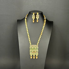 RubyGreen Kundan Meenakari Long Necklace set/Indian Jewelry/Gold Long necklace/Rani haar/Indian wedding /Bridal necklace Bollywood necklace