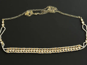 Kundan Belly Chain/Kundan Belly chain/Polki Belt/Indian waist belt/Kamarpatta/waist chain/jewelry belt/Kamarbandh/Kundan Belt
