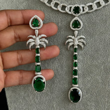 Kareena Kapoor inspired CZ Diamond necklace/CZ Stones Necklace Set/Elegant/Unique Jewelry/Indian/Pakistani/Bollywood/Indian Wedding/Bridal
