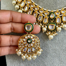 White Pearl Kundan Necklace Set/Kundan Choker/ Bollywood Jewelry/ Indian Pakistani necklace/ punjabi necklace/bridal necklace/indian wedding