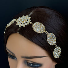 Kundan Head Band/Sheesh Phool /Indian Bridal Matha Patti/Sheesh patti/Matha phool/Kundan Indian Jewelry/Indian Bridal/Pakistani 12.5 Inches