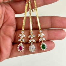 Dainty Gold CZ American Diamond Maang tikka/Indian Jewelry/ Indian Wedding/ Pakistani Jewelry/ Jhoomer/ Matha patti/ Indian forehead jewelry