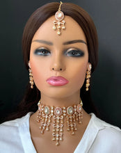 MintPink Premium quality gold plated silver foiled Kundan necklace/Kundan Jewelry/Multi color Kundan Choker/Indian Bridal/wedding