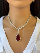 Sara Ali Khan inspired CZ Diamond necklace/CZ Stones Necklace Set/Elegant/Unique Jewelry/Indian/Pakistani/Bollywood/Indian Wedding/Bridal