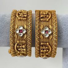 Bridal Doli Baraat Gold plated Single kada bangle/Pacchi kundan bangle/Rajwadi Bridal Bangle/Indian Wedding/Wedding Jewelry/Pakistani