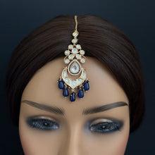 Fine Kundan silver foil kundan Maang tikka/Indian Jewelry/ Indian Wedding Jewelry/ Pakistani/ Jhoomer/ Matha patti/ Indian forehead jewelry
