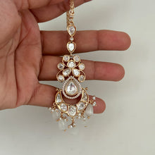 Fine Kundan silver foil kundan Maang tikka/Indian Jewelry/ Indian Wedding Jewelry/ Pakistani/ Jhoomer/ Matha patti/ Indian forehead jewelry