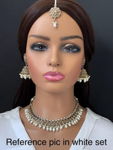 Lavender Antique Polki Kundan necklace/Reverse Ad Necklace/Statement necklace/Indian/Punjabi Necklace/Pakistani Jewelry/Bridal necklace